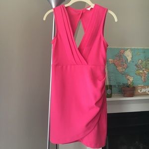 Bright pink L’atiste party dress!